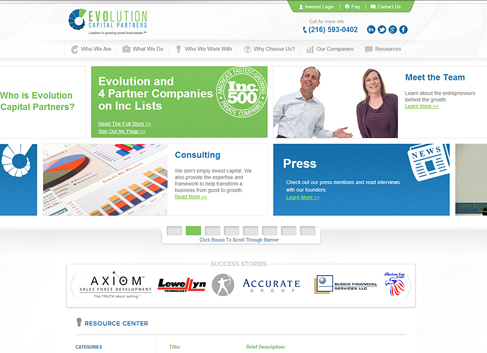 Evolution Capital Partners After Homepage Medium